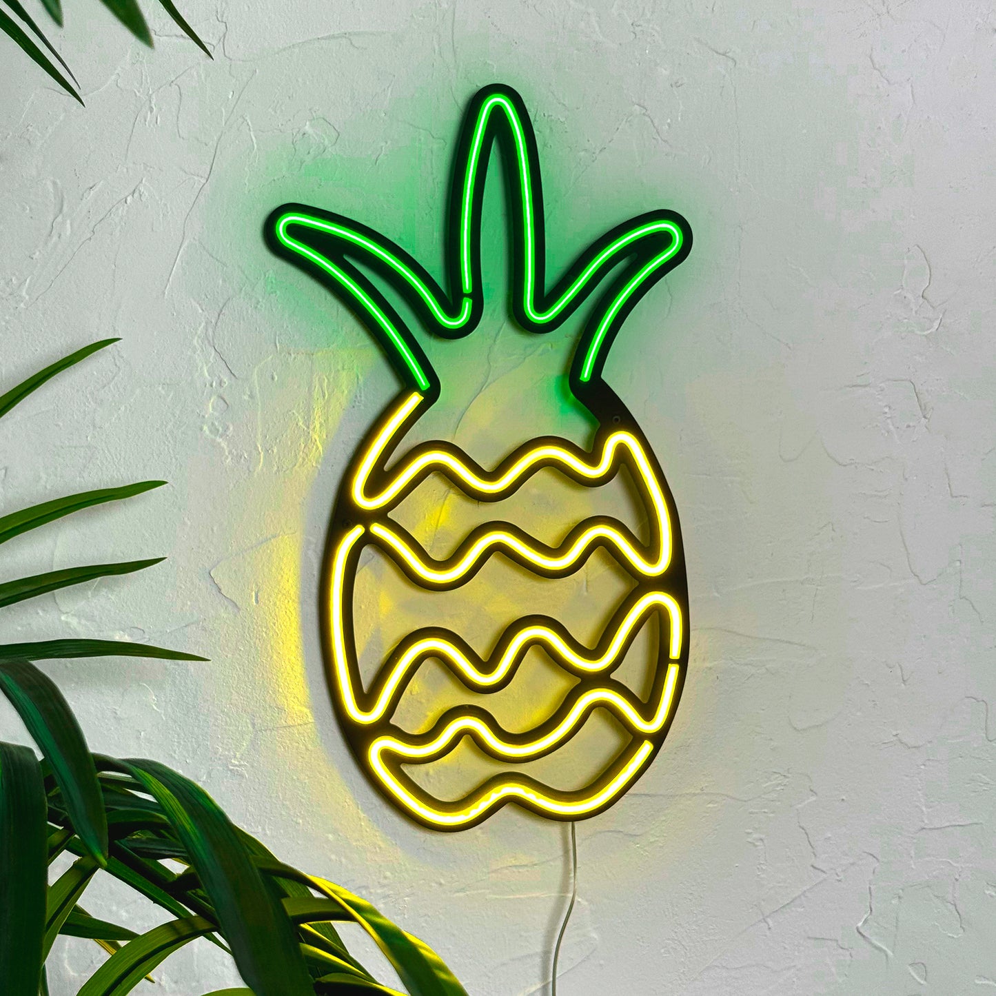 Ananas Neon Wall Art