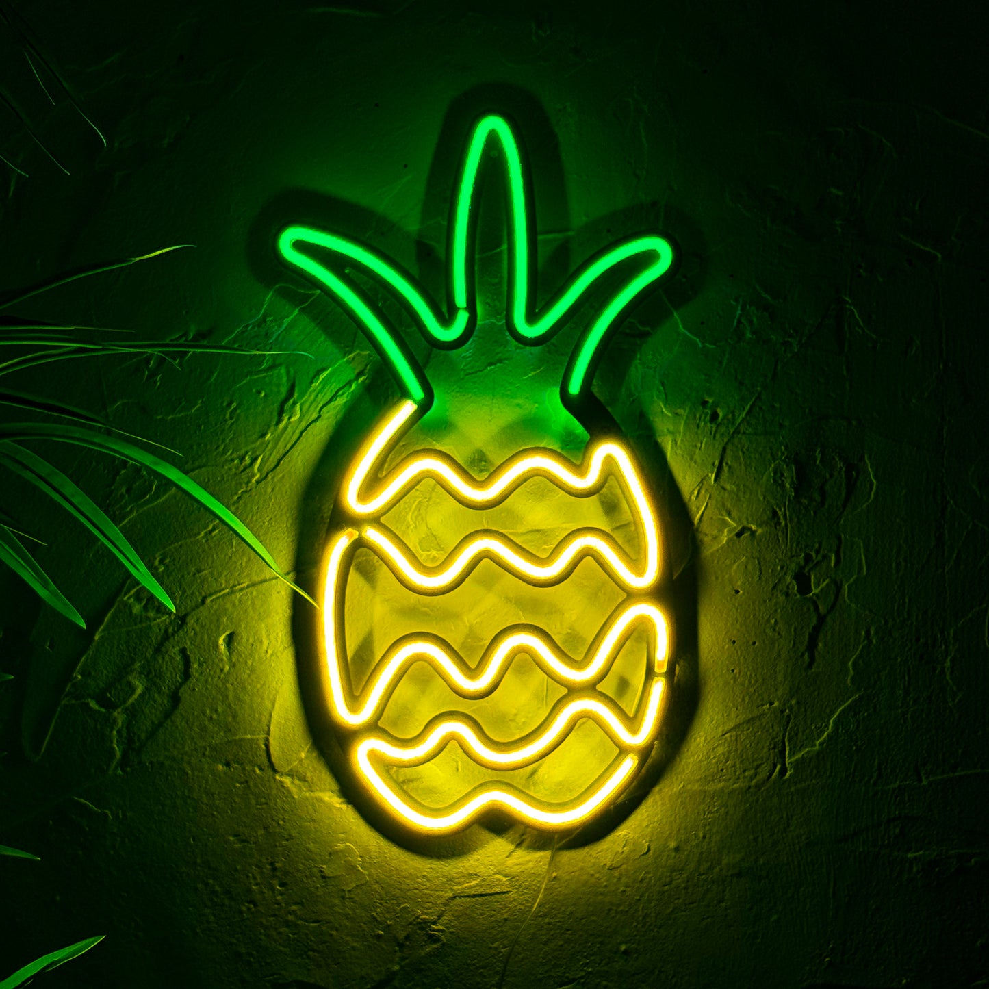 Ananas Neon Wall Art