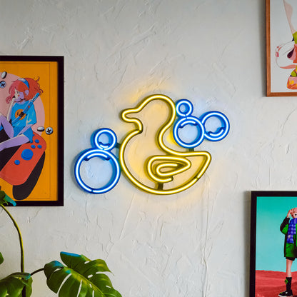 Rubber Duck Neon Wall Art