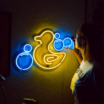 Rubber Duck Neon Wall Art