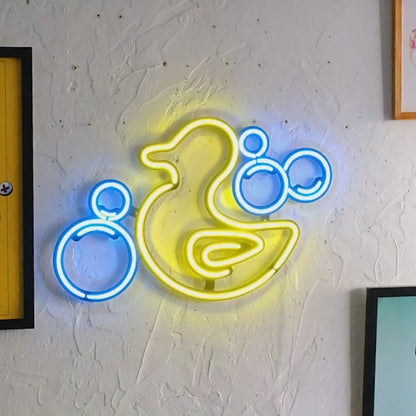 Rubber Duck Neon Wall Art