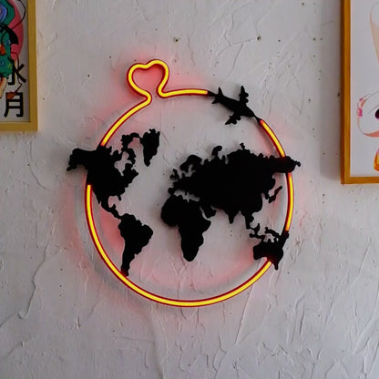 Love Around Neon Wall Art