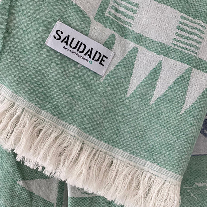 Melanella | Green | Exclusive Peshtemal, Hammam Towel | 90 x 175 cm